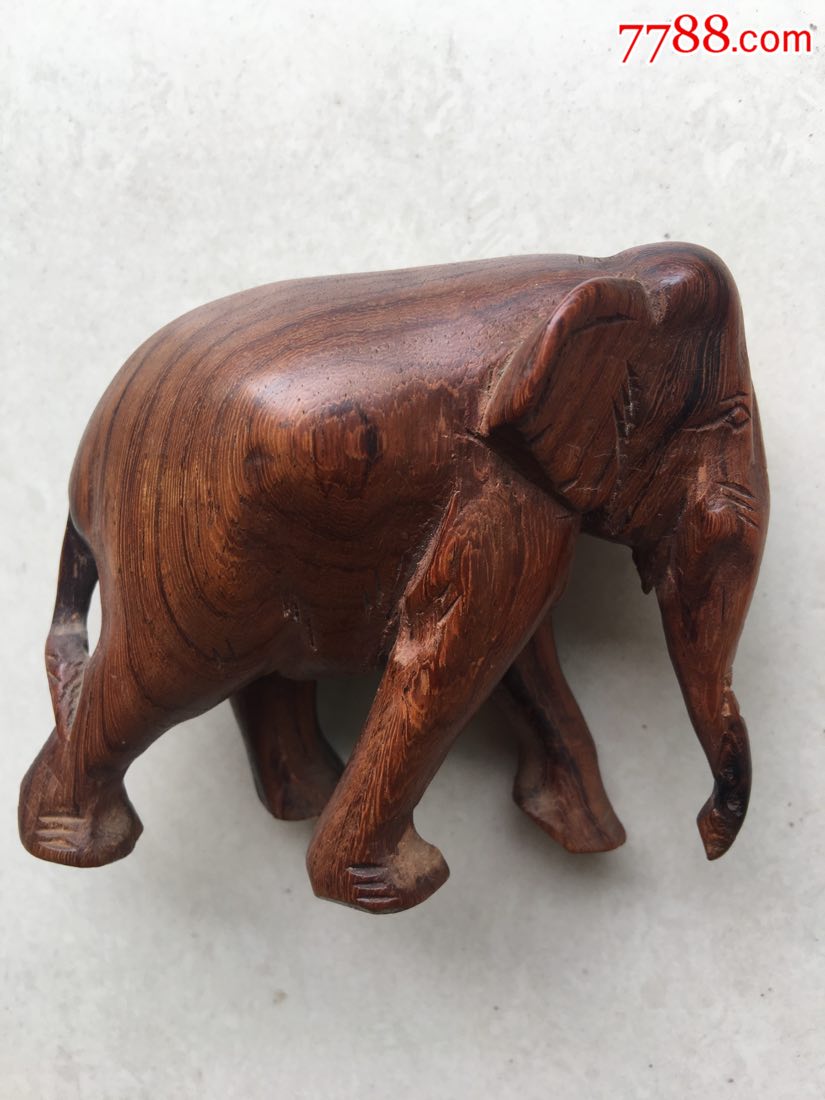 实木小象木质摆件-au17738917-木雕摆件-加价-7788收藏__收藏热线