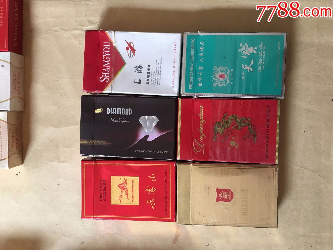 流動煙盒,6種合拍,品相以實物圖片為標,錫紙全部有