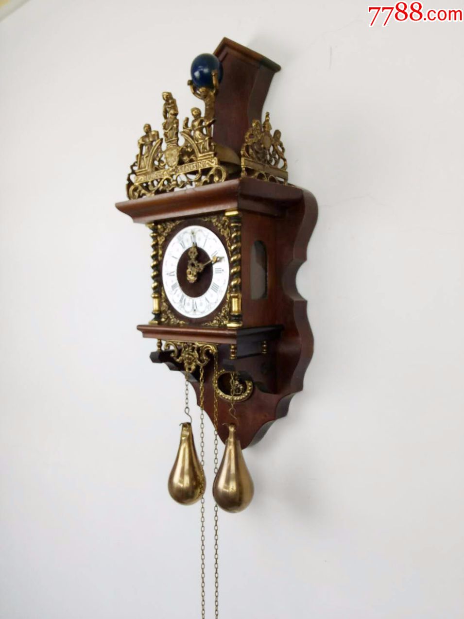 荷兰名牌【阿尔穆勒】双重锤海神钟【藏摆】