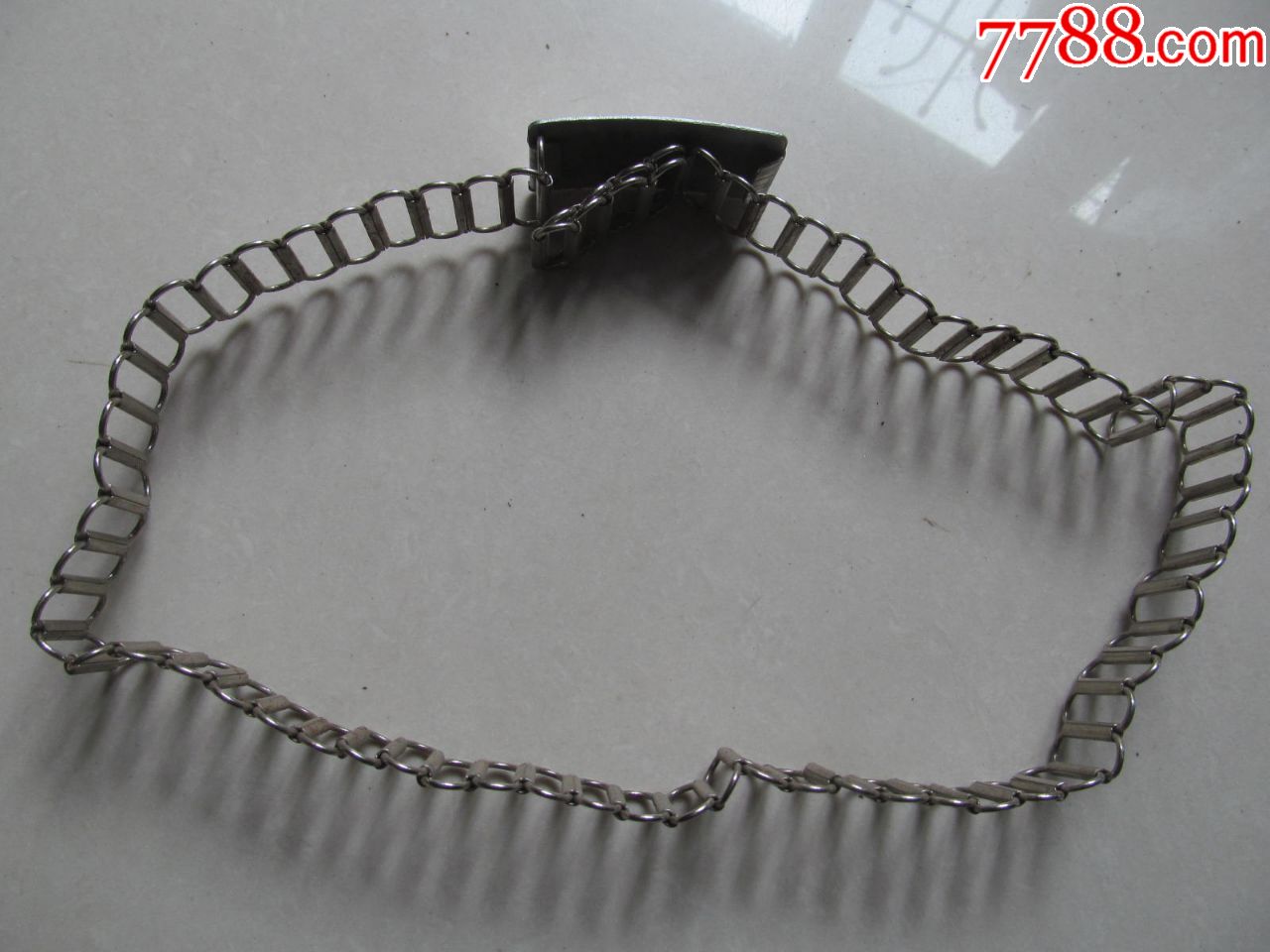 七八十年代的金属腰带全长95厘米左右