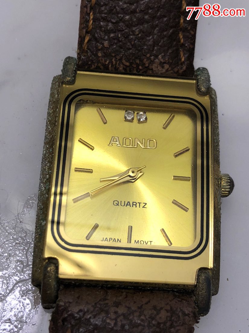早期香港的aono钻石手表