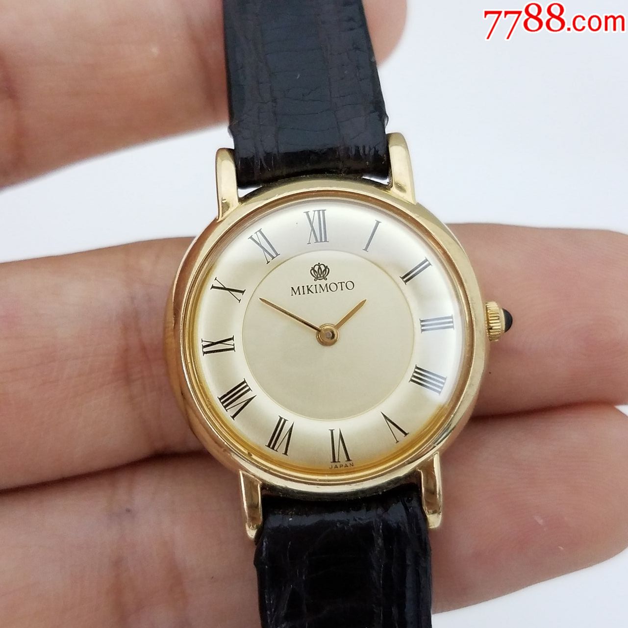 日本御木本mikimoto石英女表【独特立体刻度圈】【典雅罗马刻度】【走