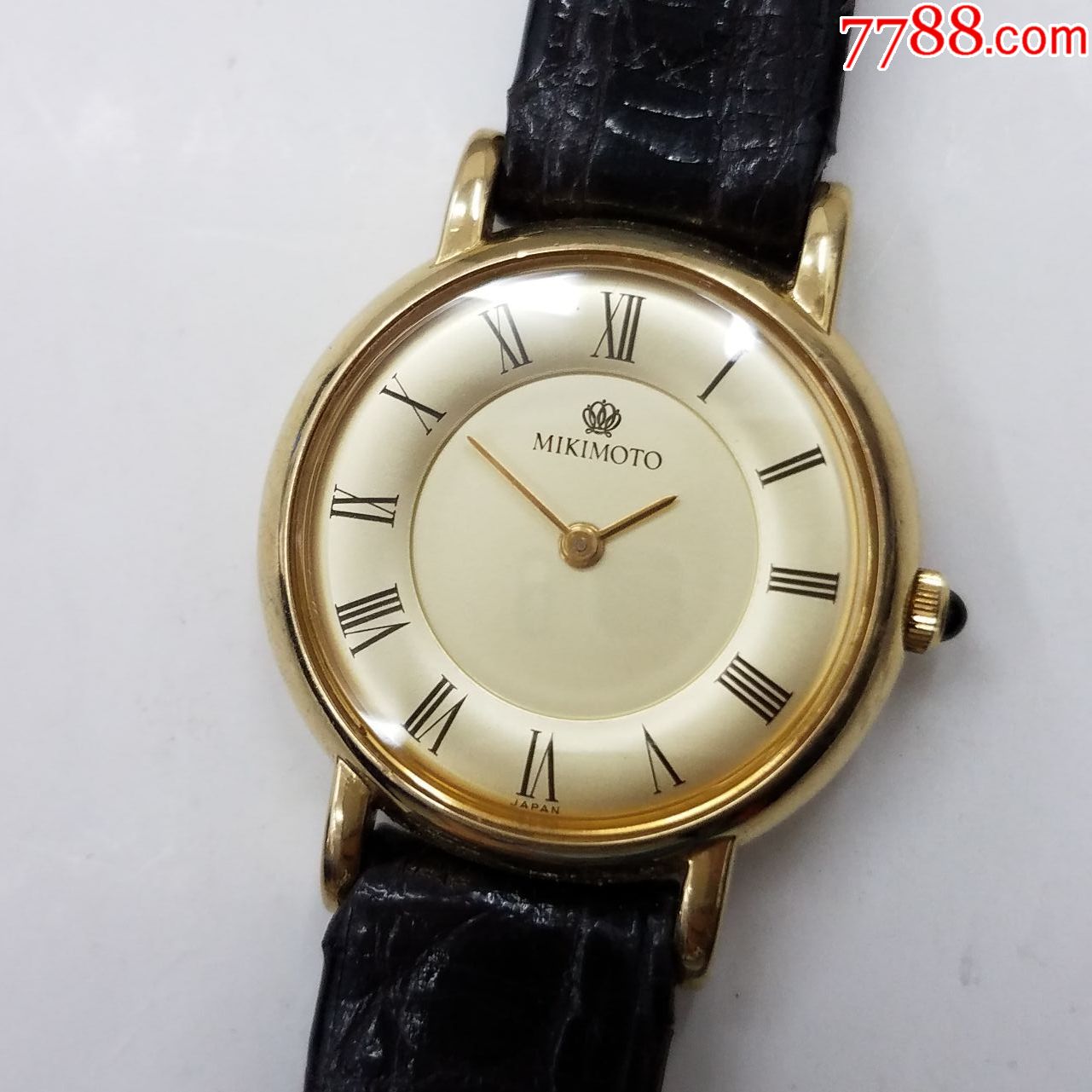 日本御木本mikimoto石英女表【独特立体刻度圈】【典雅罗马刻度】【走