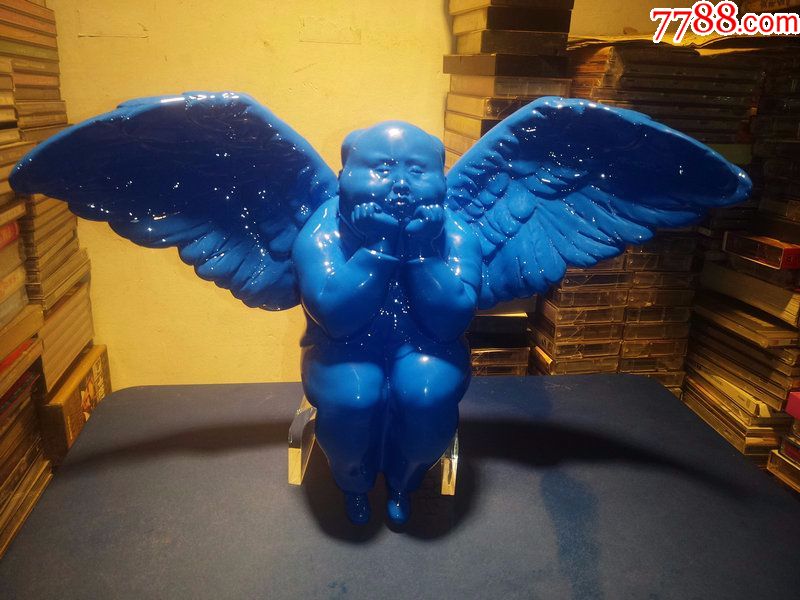 【彩虹天使.虹】玻璃钢烤漆【签名艺术品】