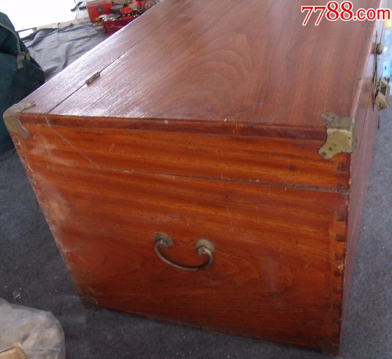 民国整木香樟木箱子(香浓,防虫霉等)