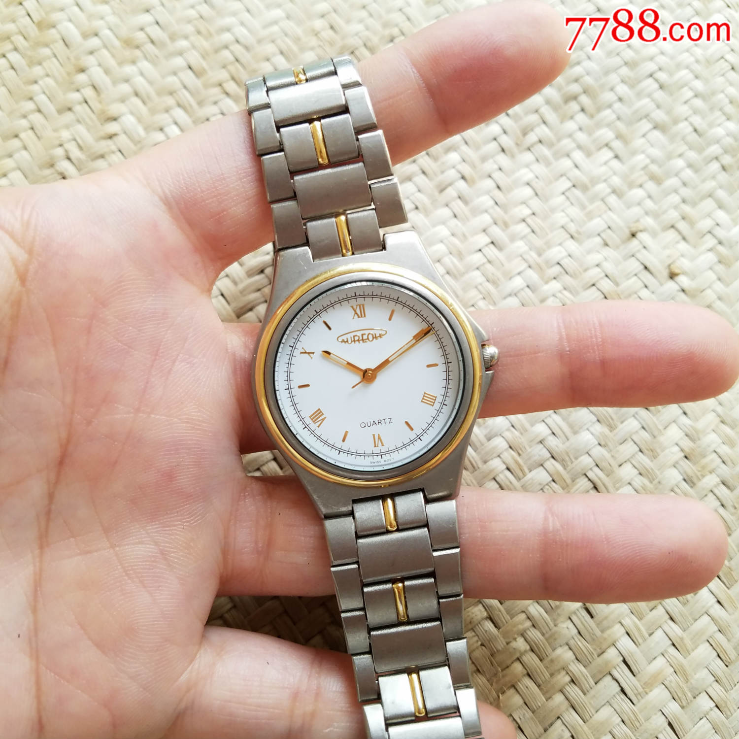 全钛合金打造材质!】瑞士aureole奥立柯-石英男表