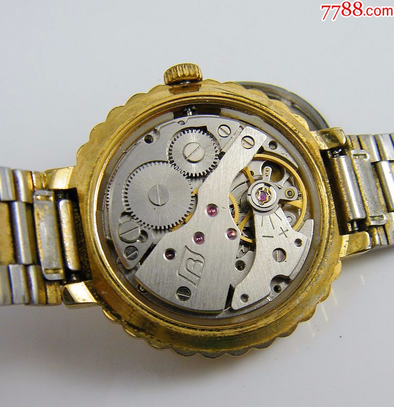 80年代上海钻石手表厂-17钻机械日历手表8120