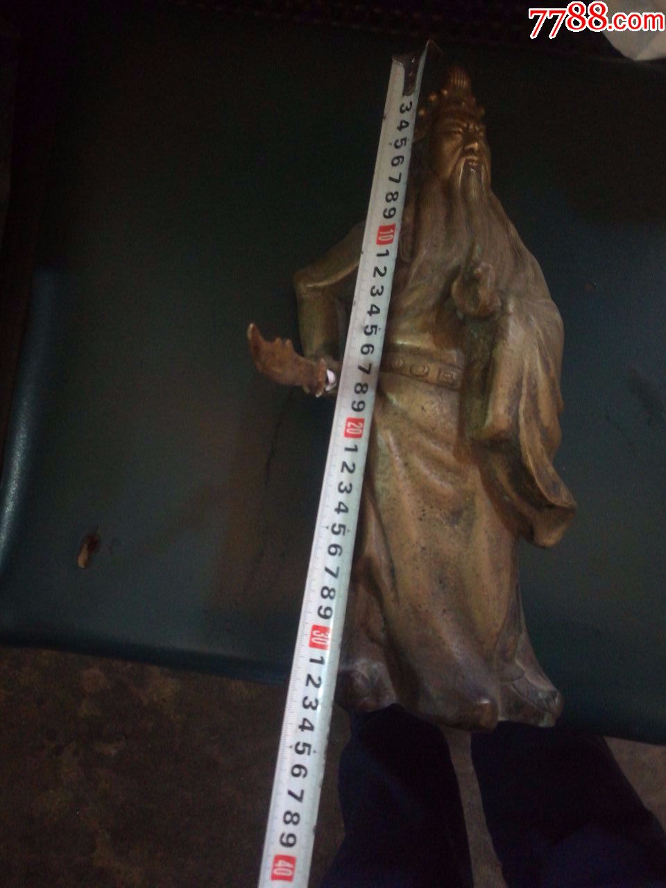 民国铜关公像,多图,_铜像/铜佛像_小胡杂件【7788收藏__中国收藏热线