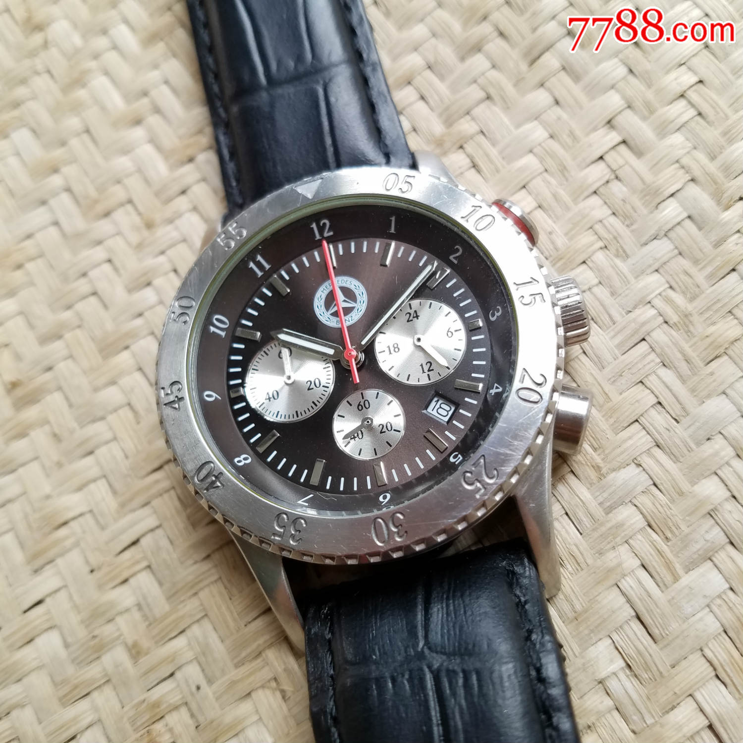 【奔驰车主的持有品!】mercedes-benz-奔驰-精密计时码-石英男表