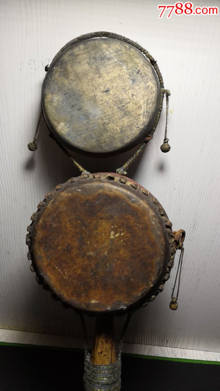 卖货郎叫卖拨浪鼓双音