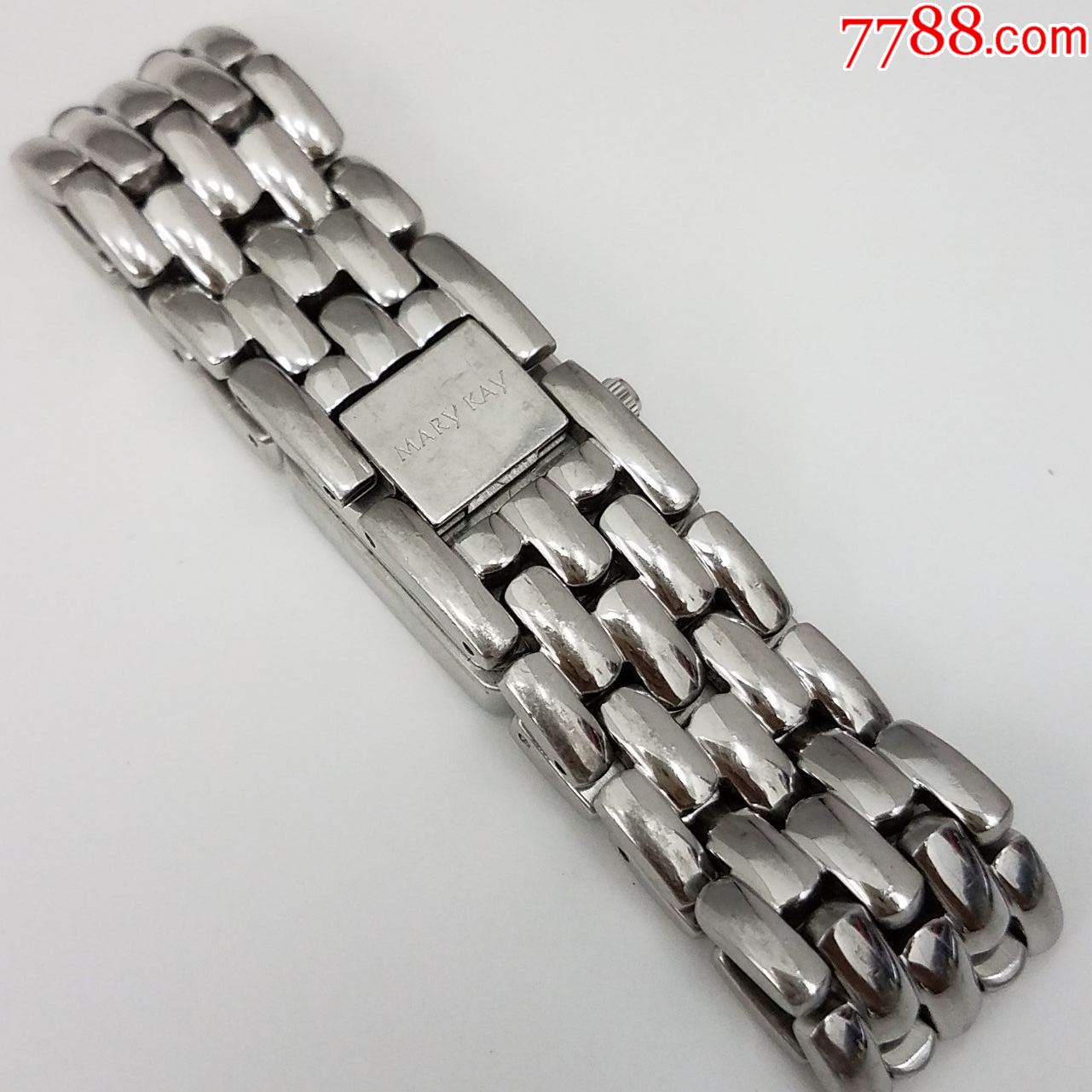 kay电子女表【漂亮闪钻外圈】【独特方型表款】【走时正常】,手表