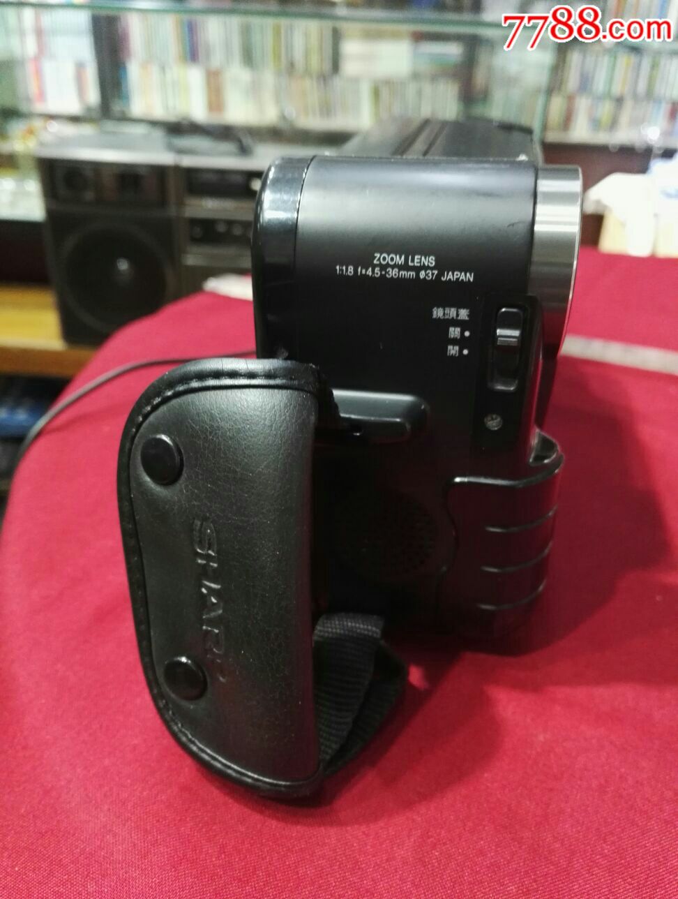 夏普磁带式摄像机/放像机(缺充电器)品好.