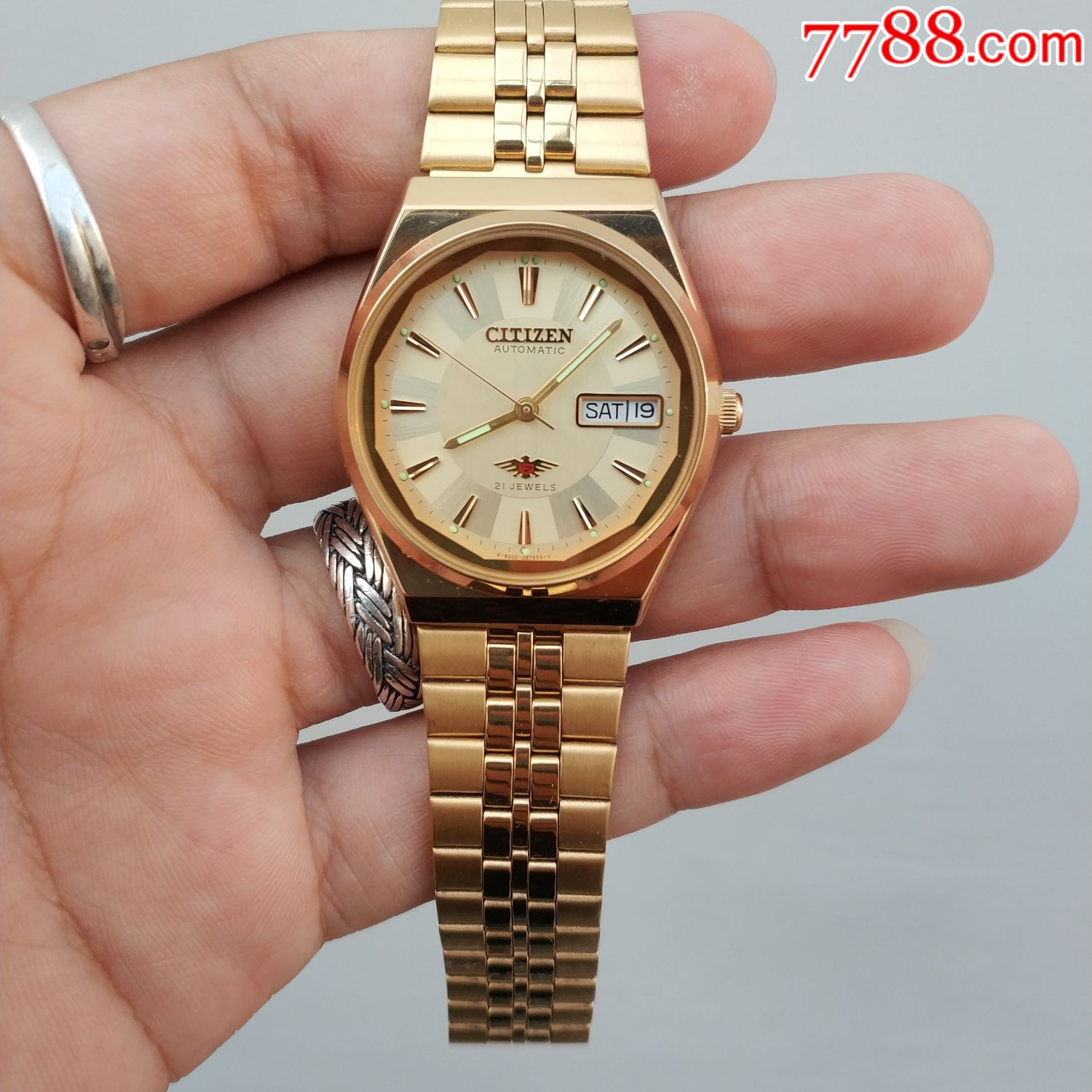 极品西铁城21钻全自动机械男表