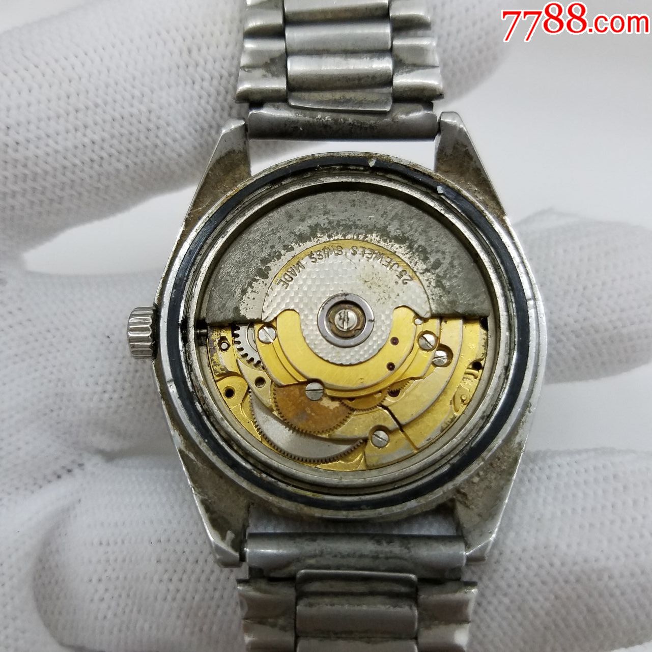 瑞士自动机械男表【2872金机芯】【不走,晃晃摆轮能转动】