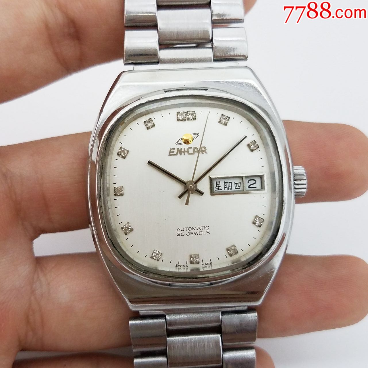 瑞士英纳格自动机械男表【2168金机芯,机芯光亮】【闪