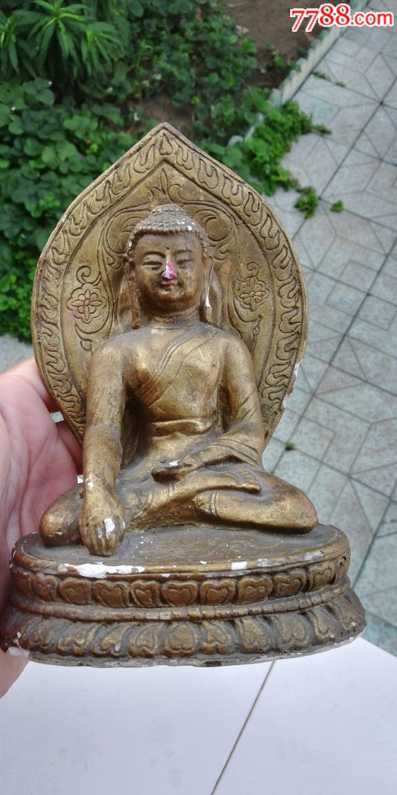 七八十年代石膏佛像