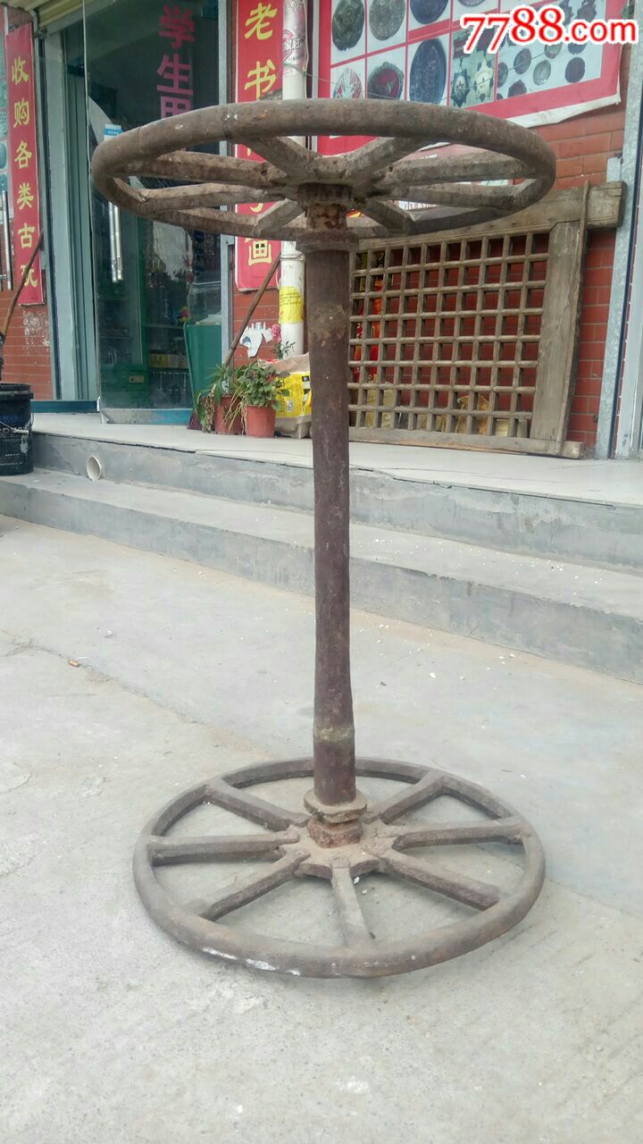 元明清老兵器《土炮轮》重量:80公斤,全部手工打造