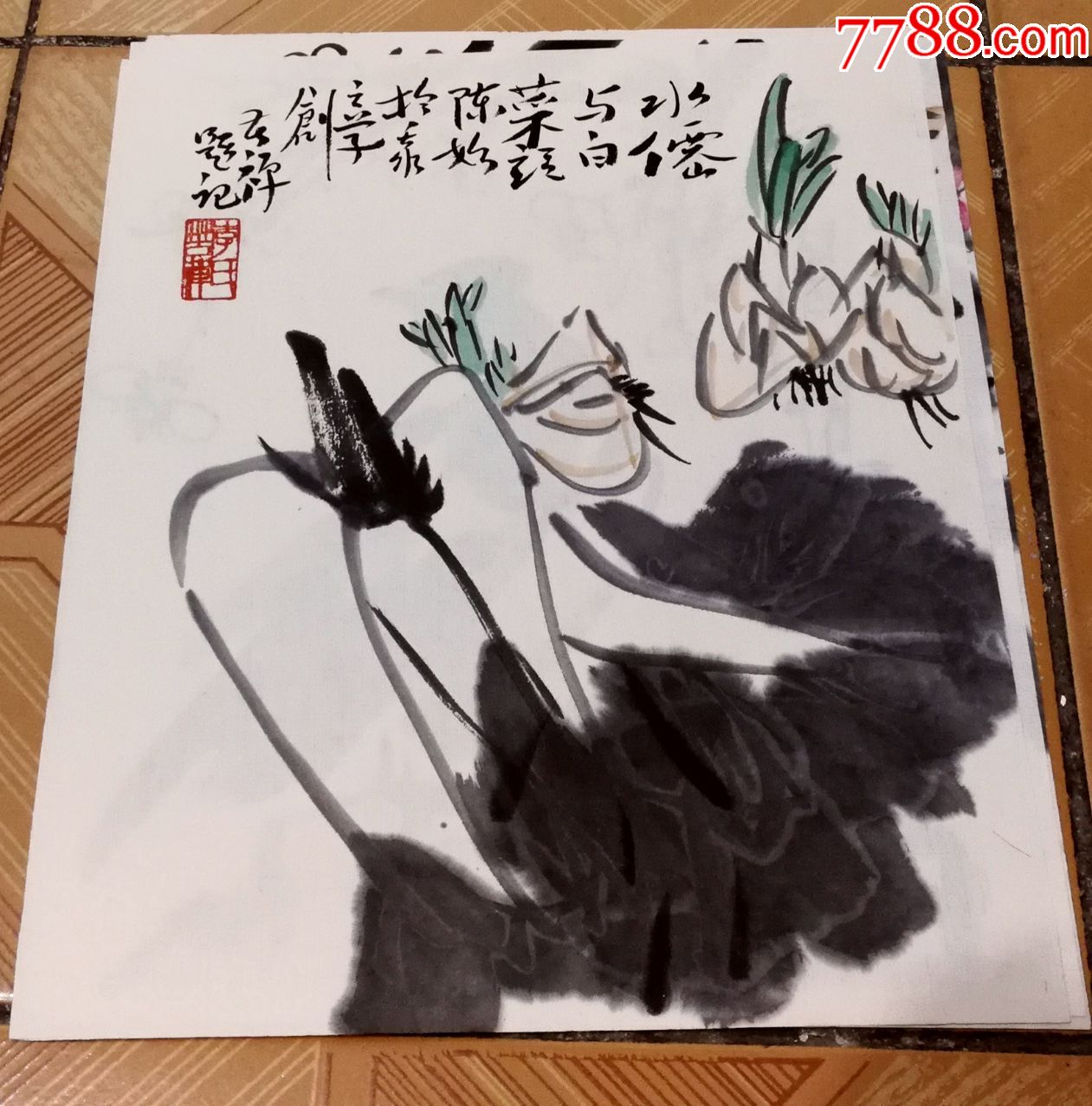 李苦禅】花鸟册页-au17948731-花鸟国画原作-加价-7788收藏__收藏热线