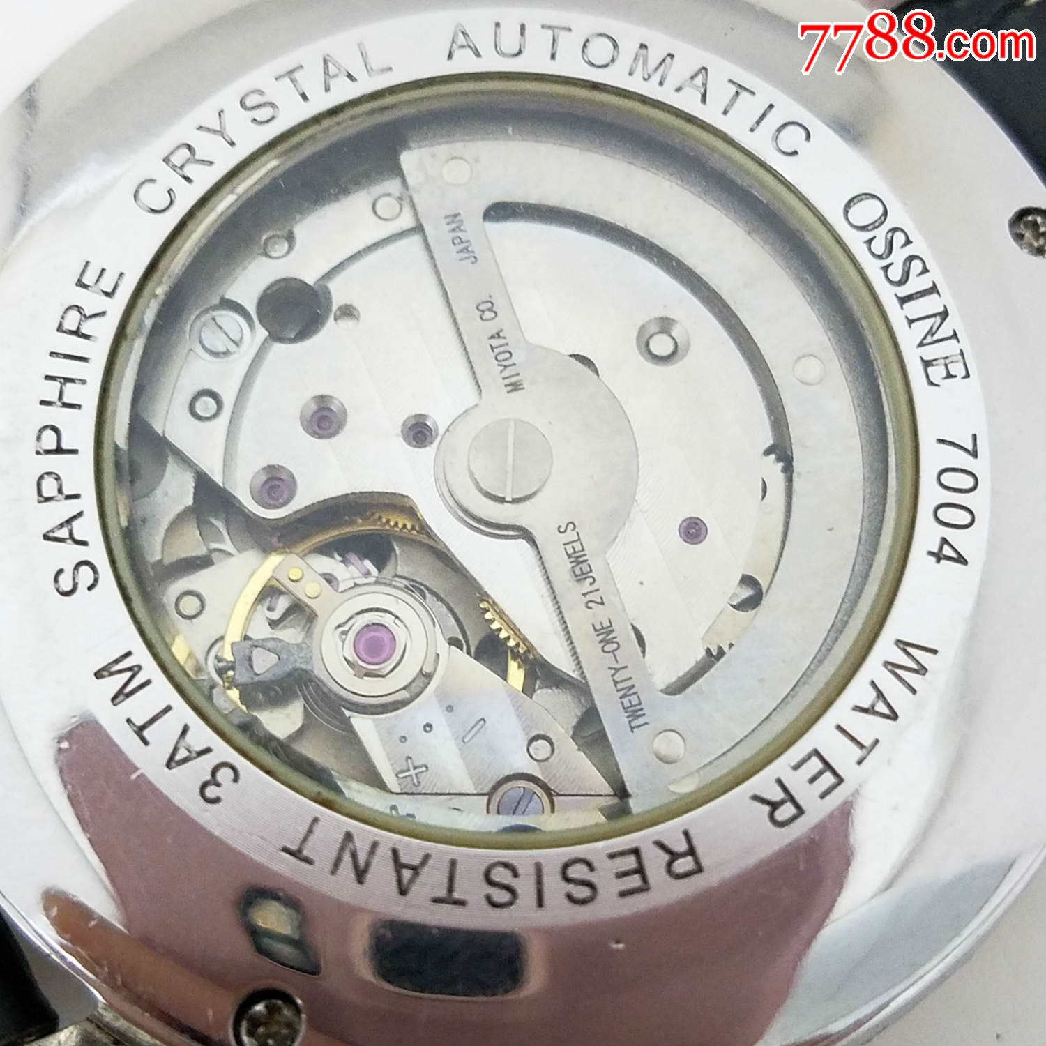 【西铁城21钻机芯】【复古牛角型表耳设计!