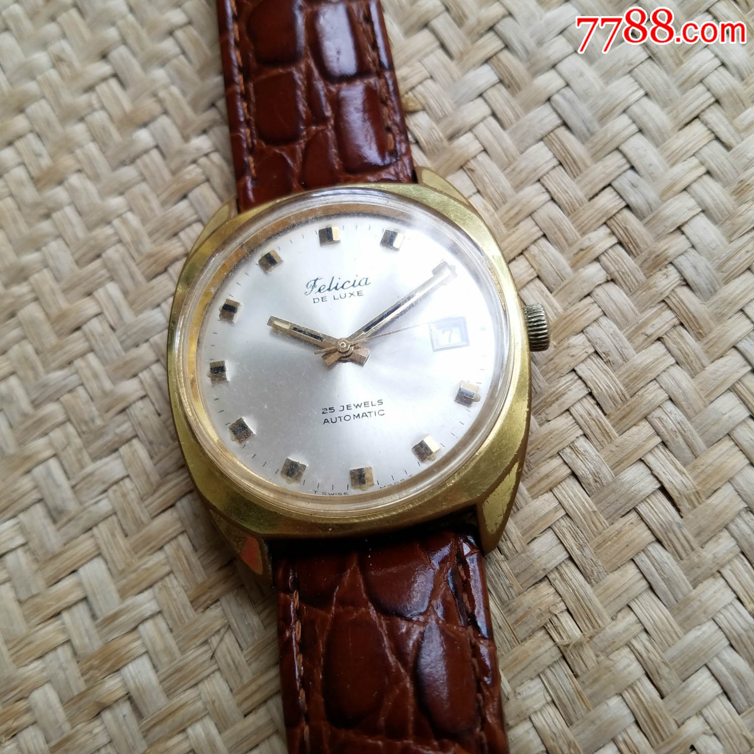 瑞士felicia费利西亚-自动机械男表,手表/腕表_第1张