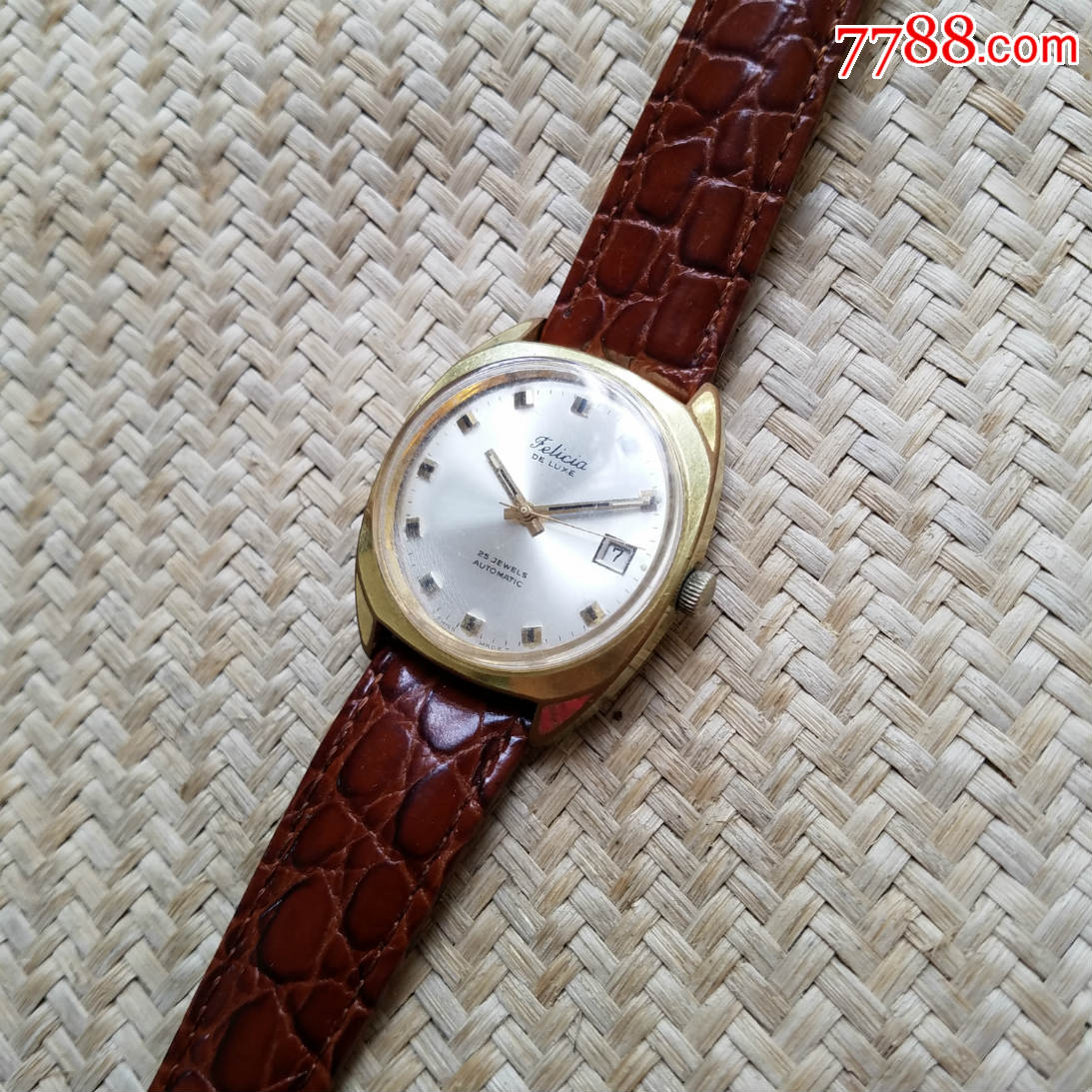 瑞士felicia费利西亚-自动机械男表,手表/腕表_第4张