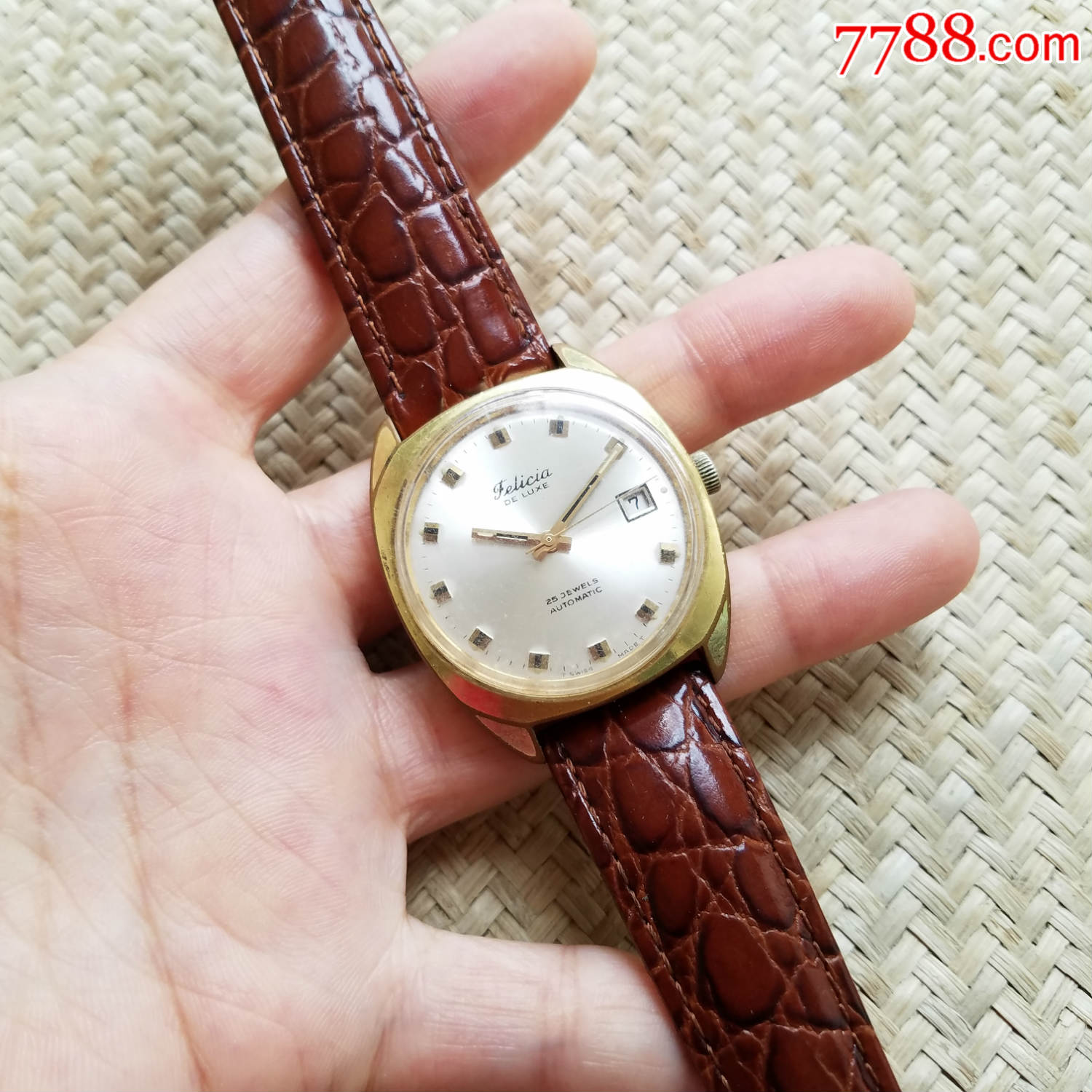 瑞士felicia费利西亚-自动机械男表,手表/腕表_第5张