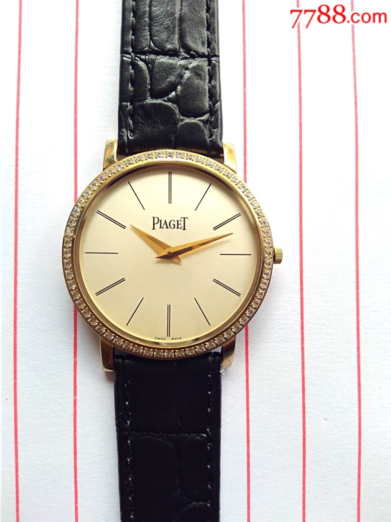 伯爵镶钻超薄石英表