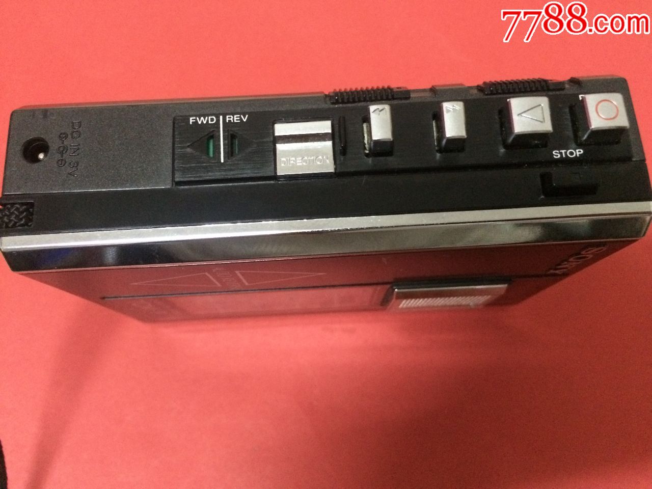一台经典收藏sony索尼tcm-9录放磁带机