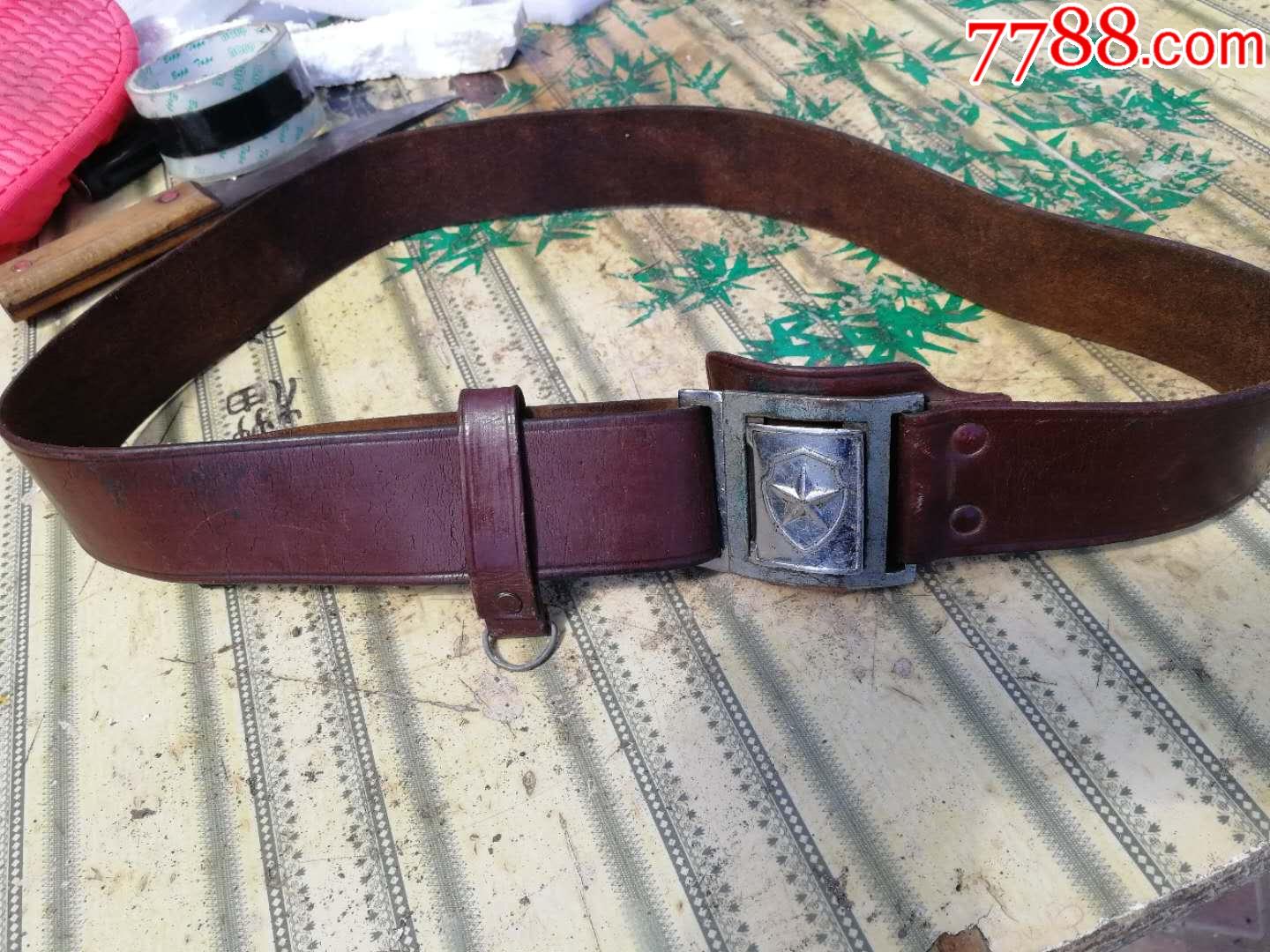 老牛皮腰带