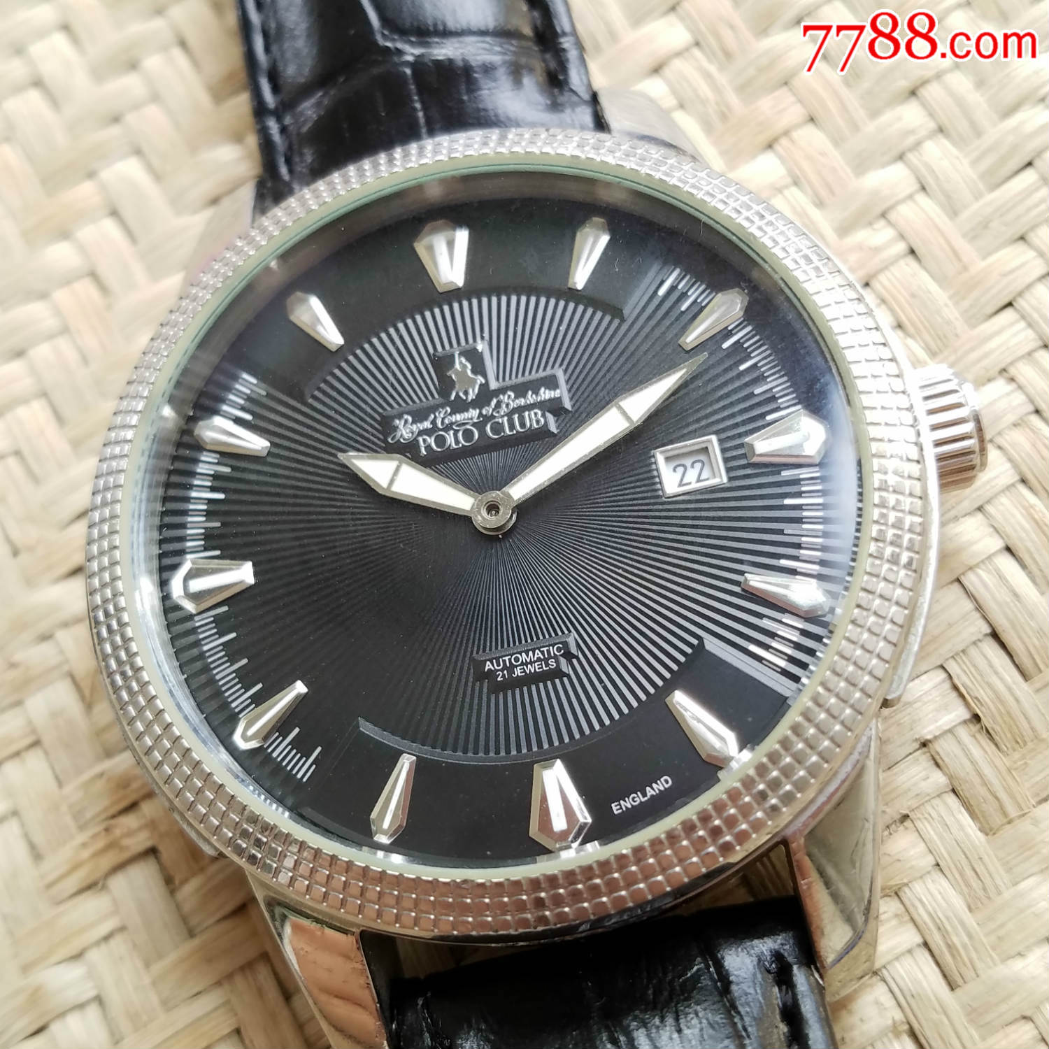 立体格纹表圈】英国时装品牌:poloclub保罗