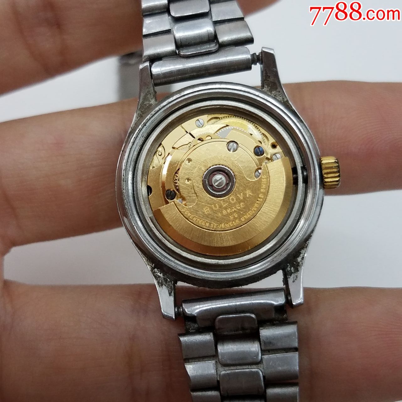 瑞士宝路华自动机械男表【高档kif避震器】【2658金机芯,机芯光亮】