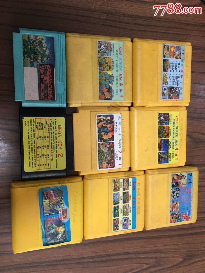 老黄卡fc集成块卡超级八合一忍者蛙md转换卡-au18019826-psp/游戏机