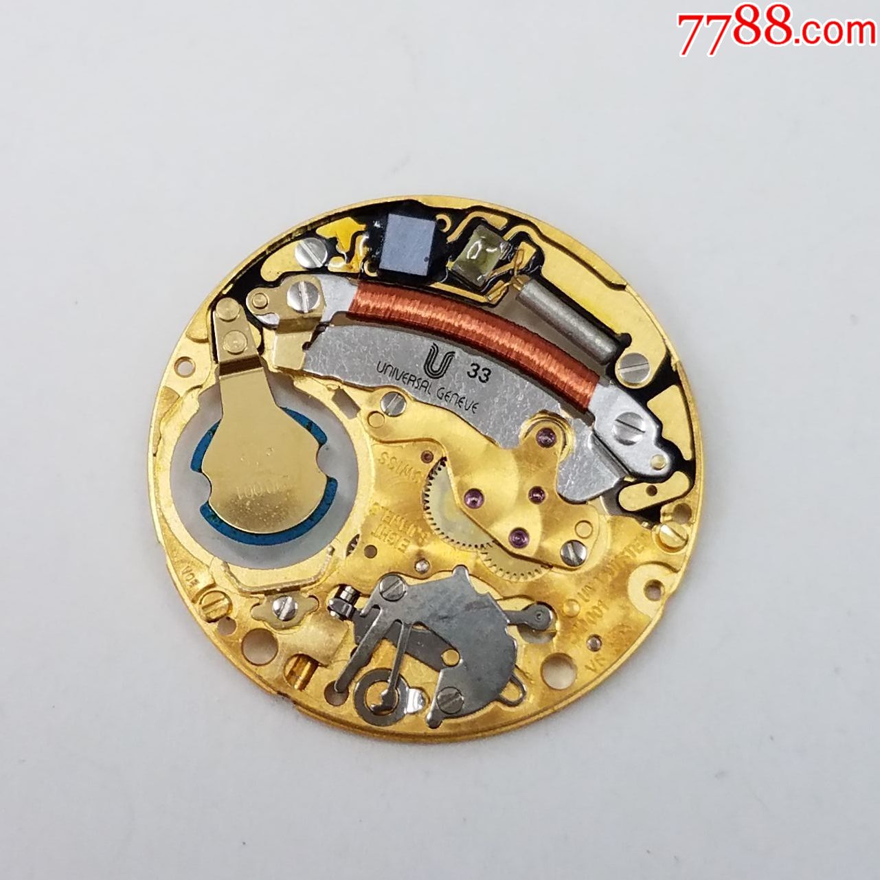 001精磨金机芯【夹板打磨十分漂亮】【不走】