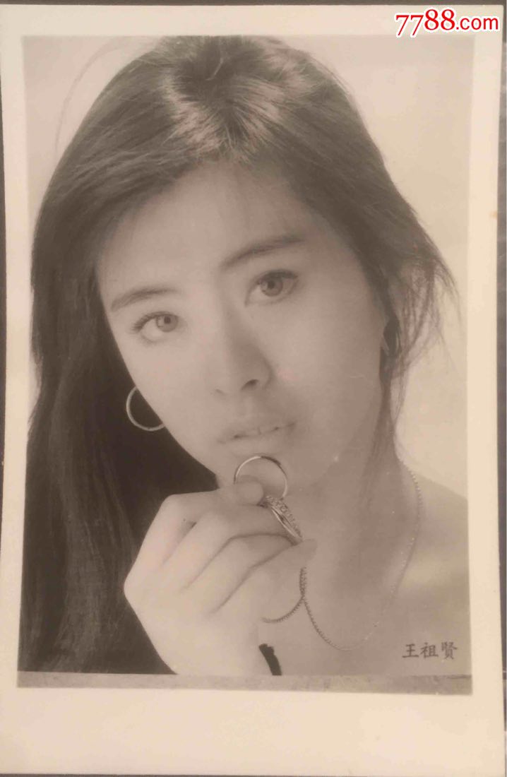 香港美女明星,黑白照片