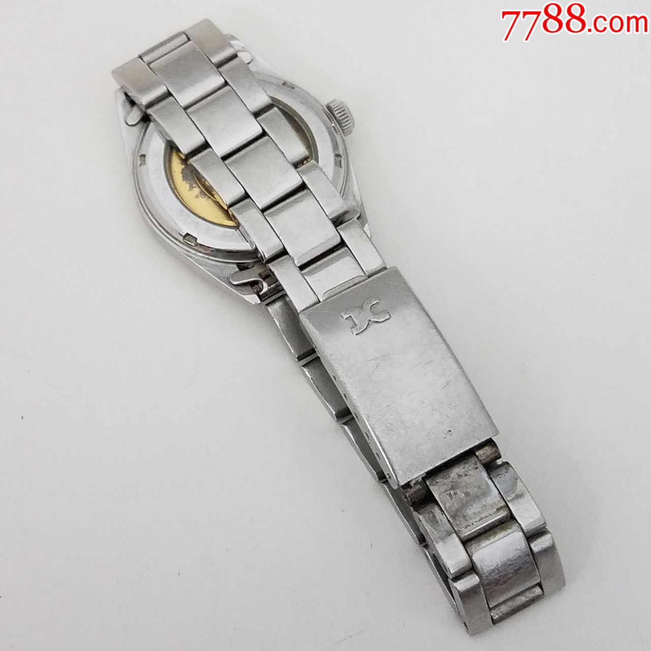 瑞士迪卡自动机械男表【2824-2金机芯,透明底盖】【能走时,日历好使】