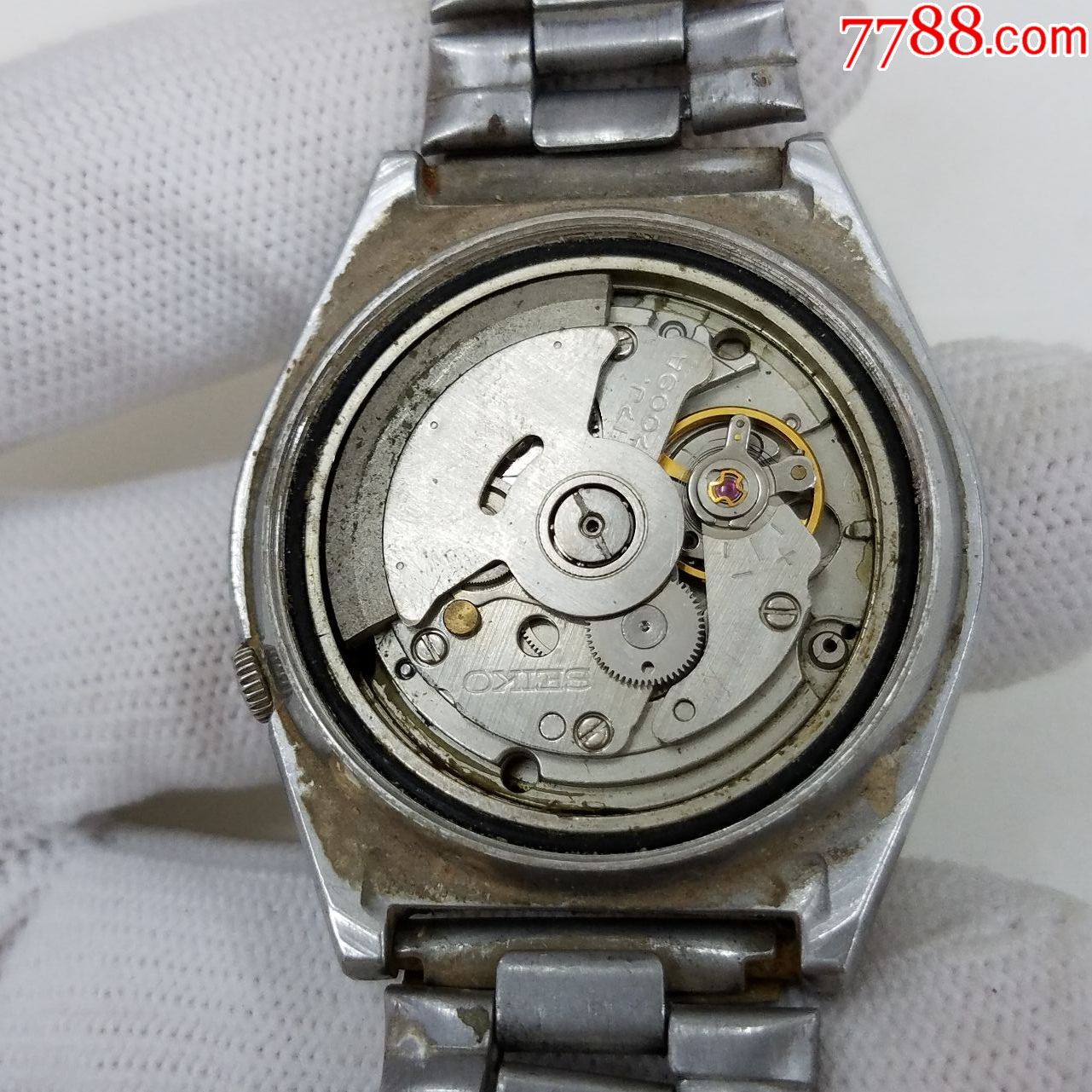 日本精工自动机械男表【7009机芯】【能走时】