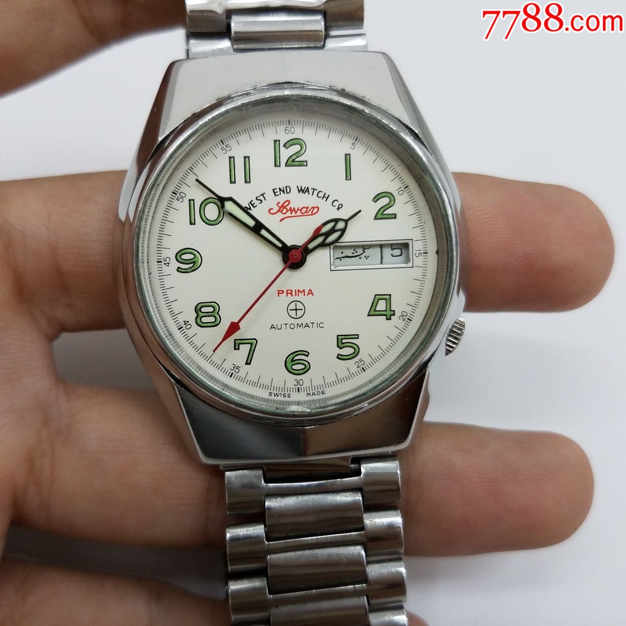 瑞士瓦时针自动机械男表【2878金机芯】【全数字刻度