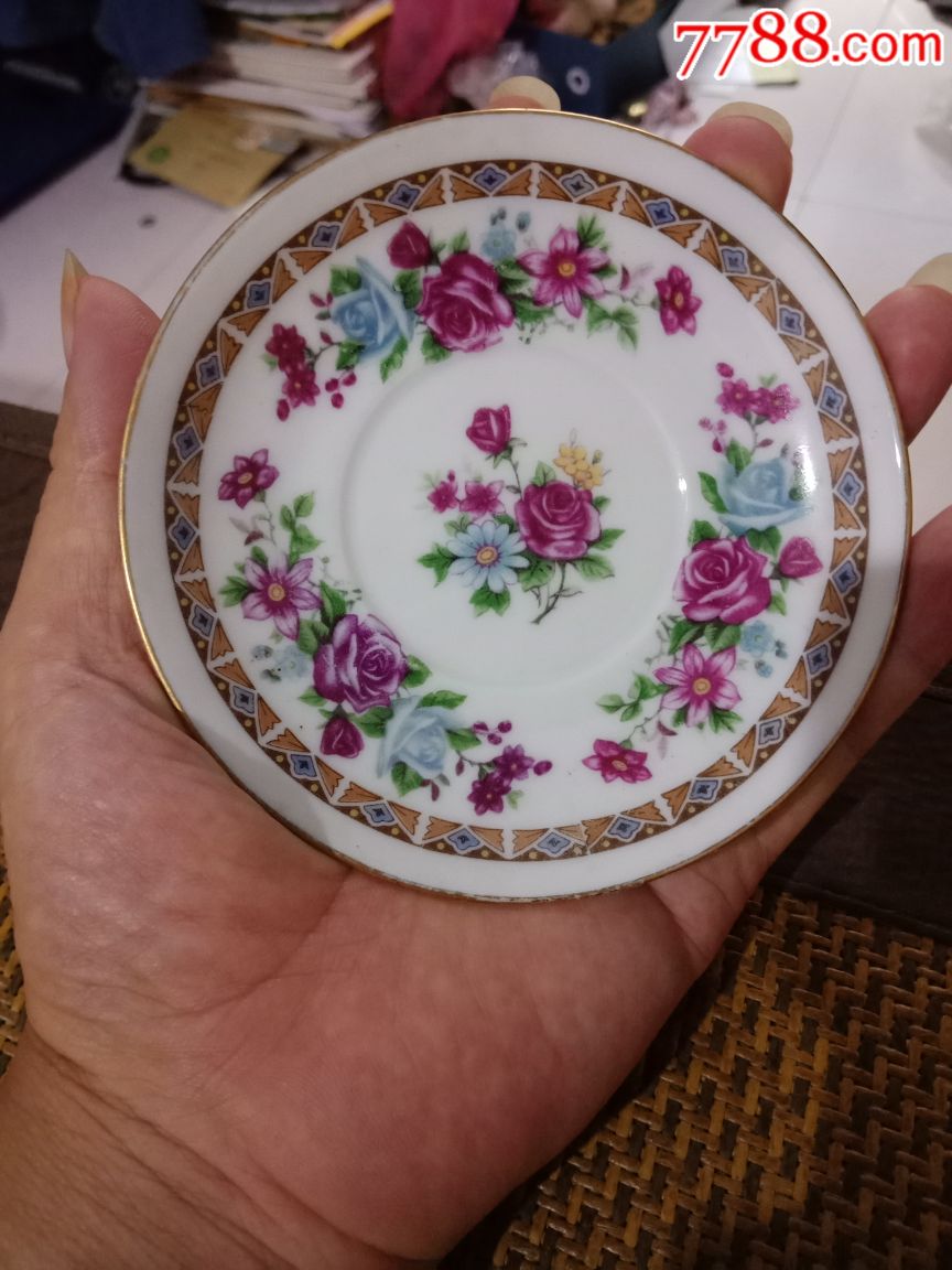 中国界牌花卉盘