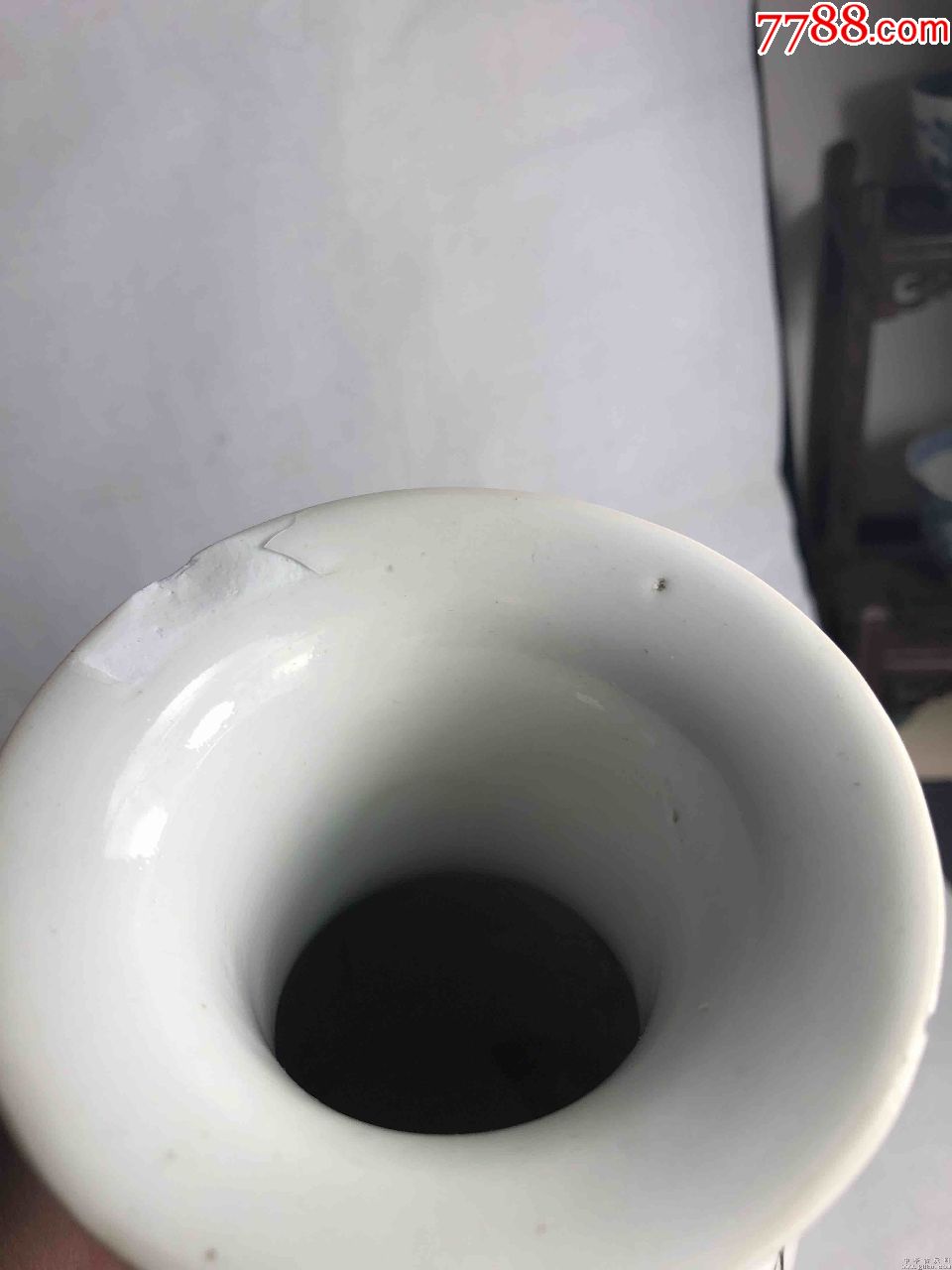 民国时期张少云款粉彩花鸟双耳瓶一件-au18162343-7788瓷器