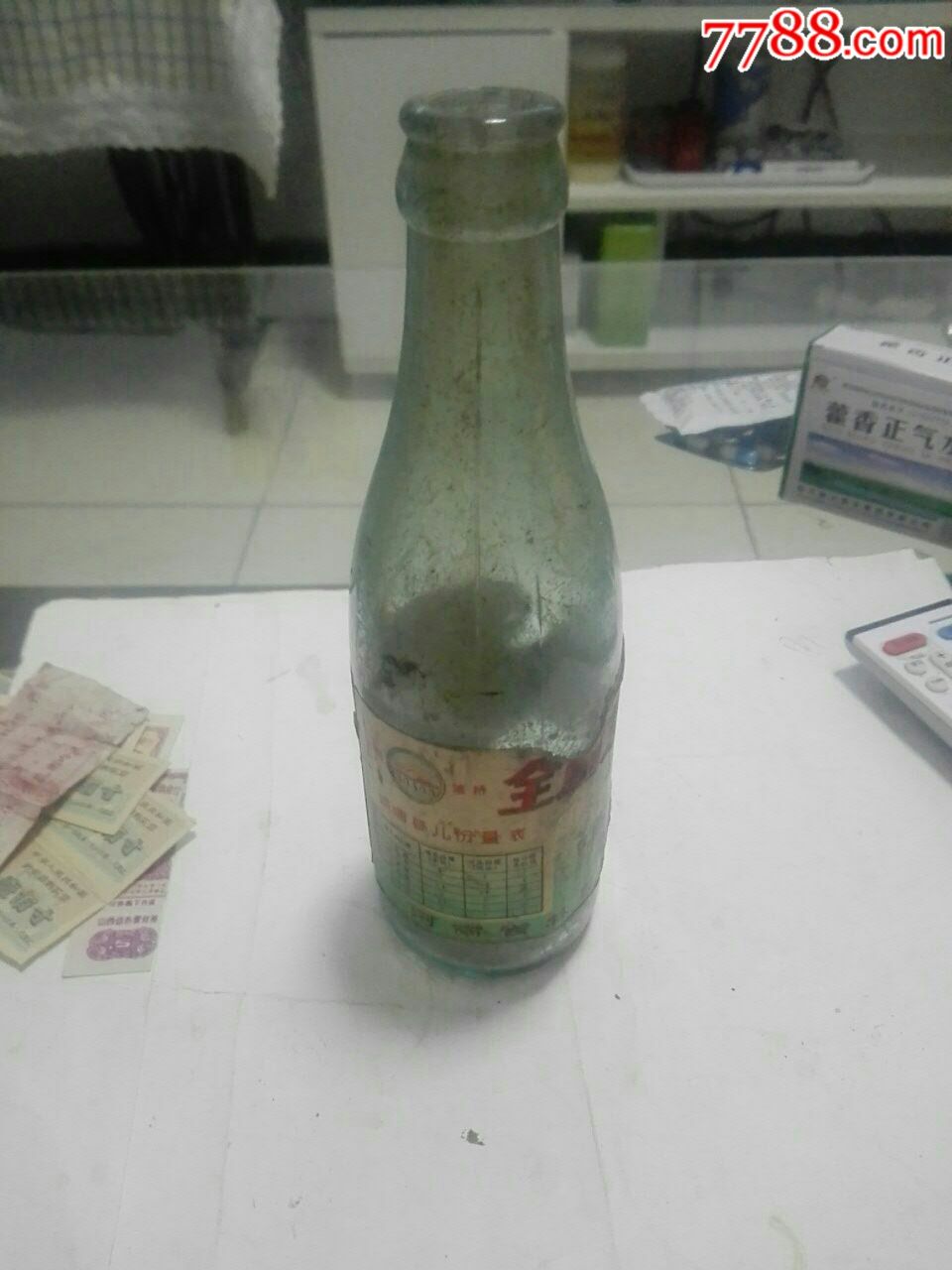 六七十年代河南林县的全脂炼乳瓶
