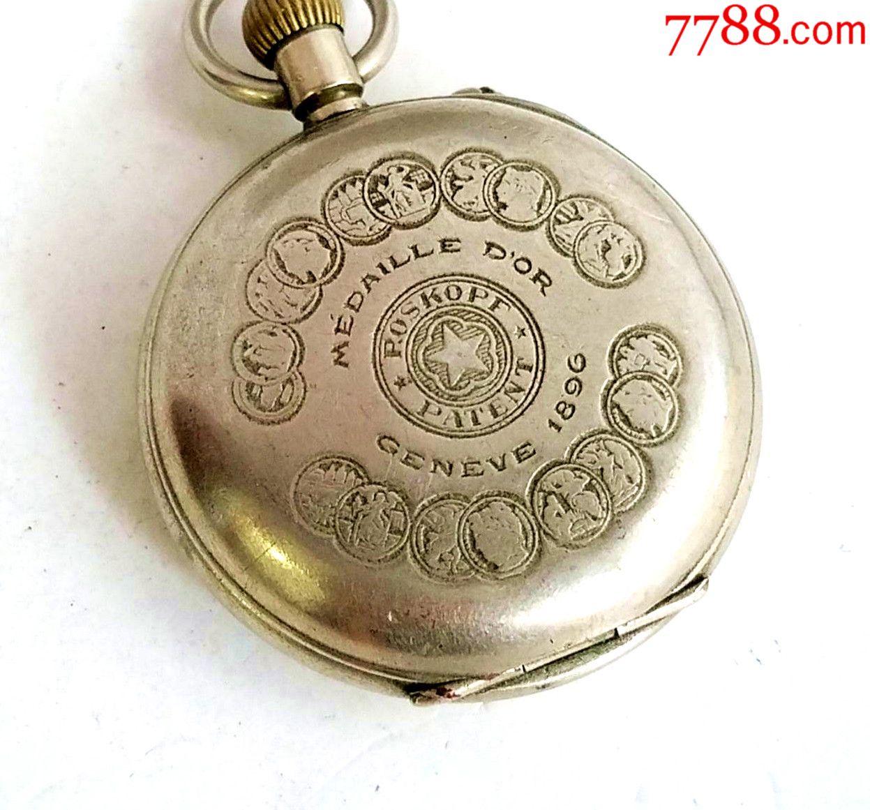 18*6年瑞士roskopf罗斯科夫怀表