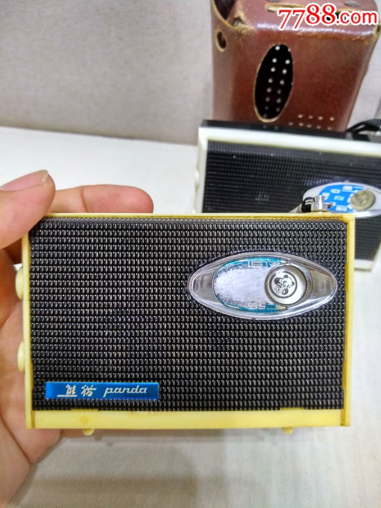 PANDA熊猫B734袖珍式微型中波收音机打包出