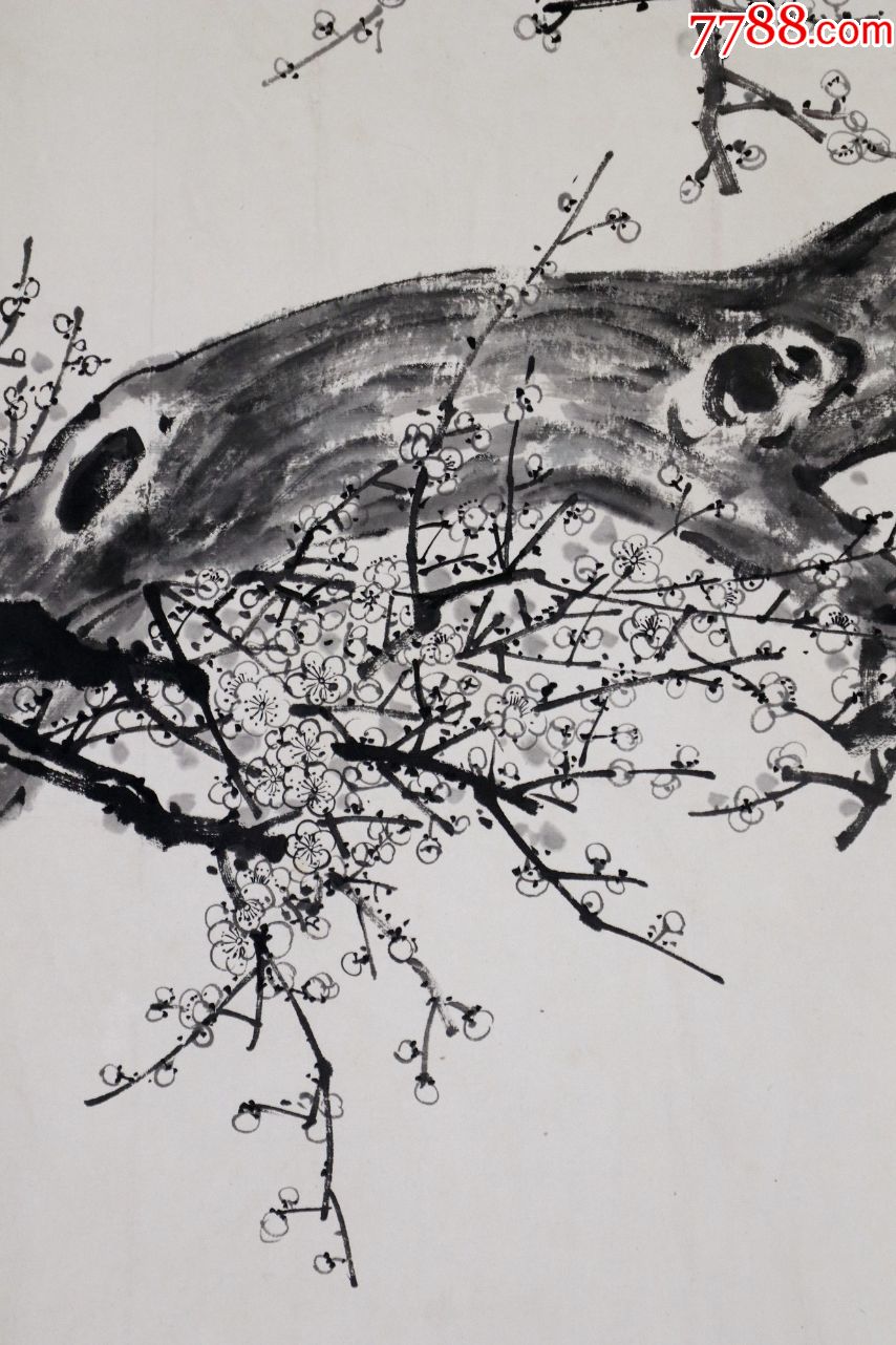 中国近代民主革命家,中国国民党左派领袖【廖仲恺】通景梅花四条屏