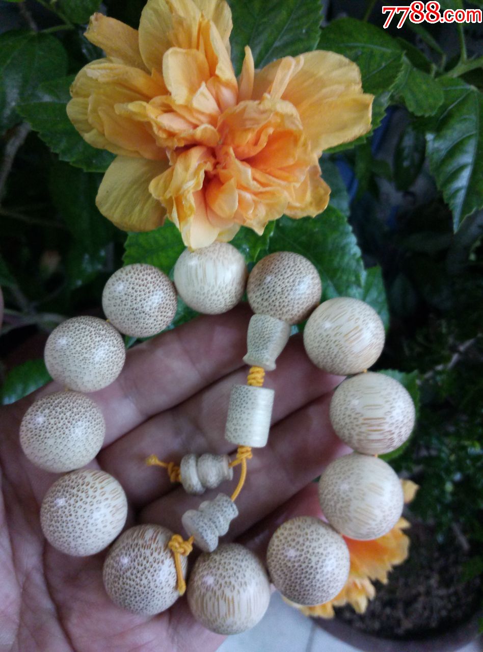 龙血金丝竹木手串20mm12棵珠精品～4～问佛结缘