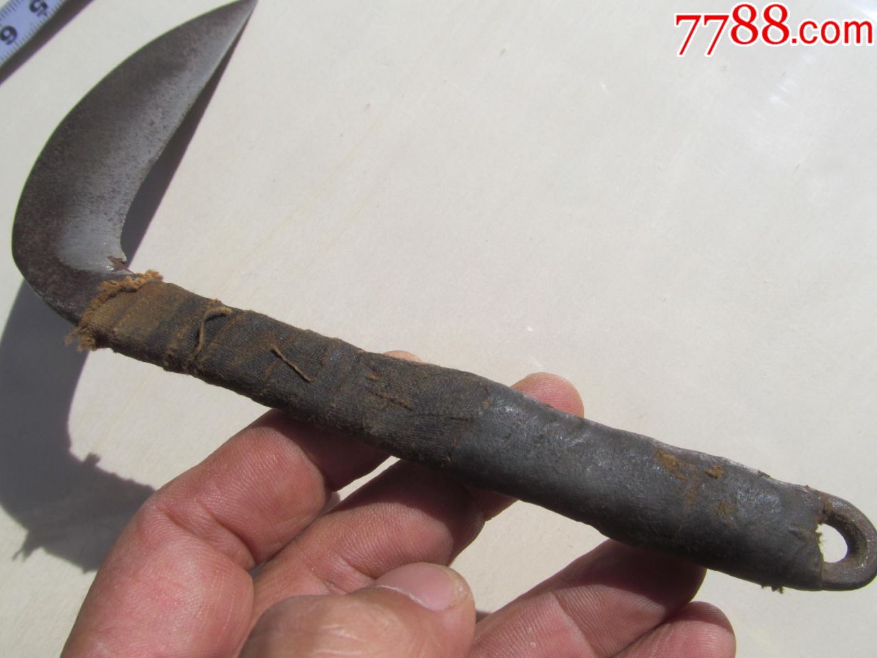 应该是解放前后的大烟刀,很快的