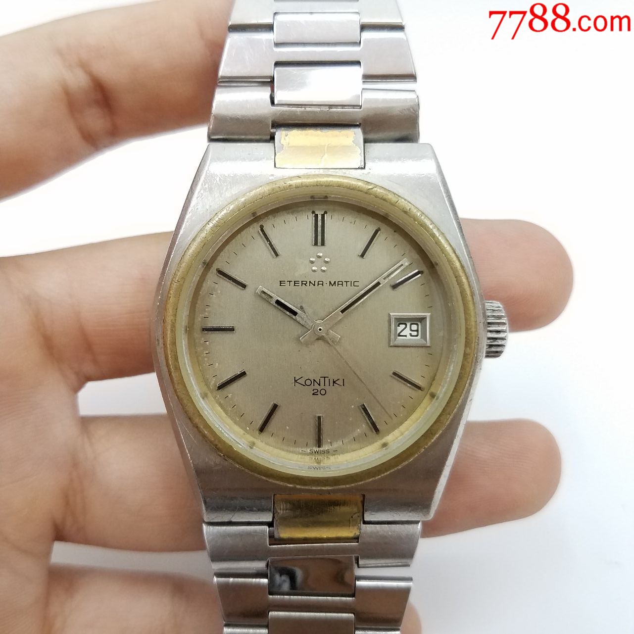 瑞士绮年华自动机械男表【2824精磨机芯,机芯光亮如新