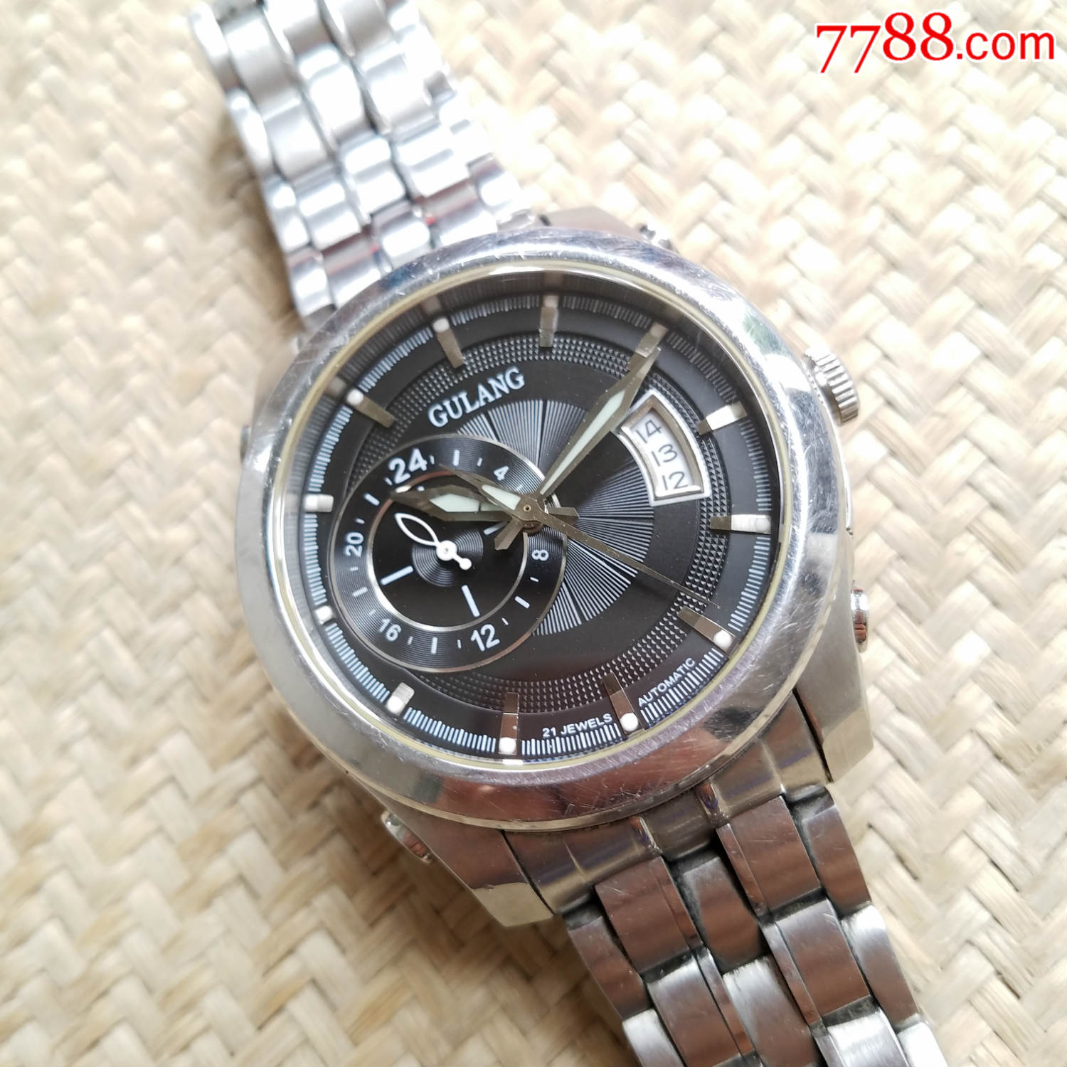 gulang古浪-小三针-机械男表_手表/腕表_第1张