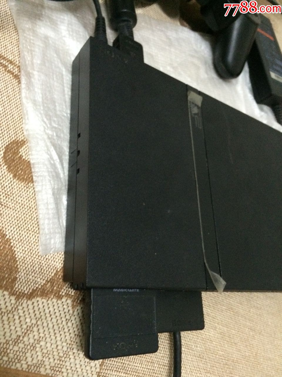 一台带纸箱Sony索尼PS2薄机型电视游戏机,3天
