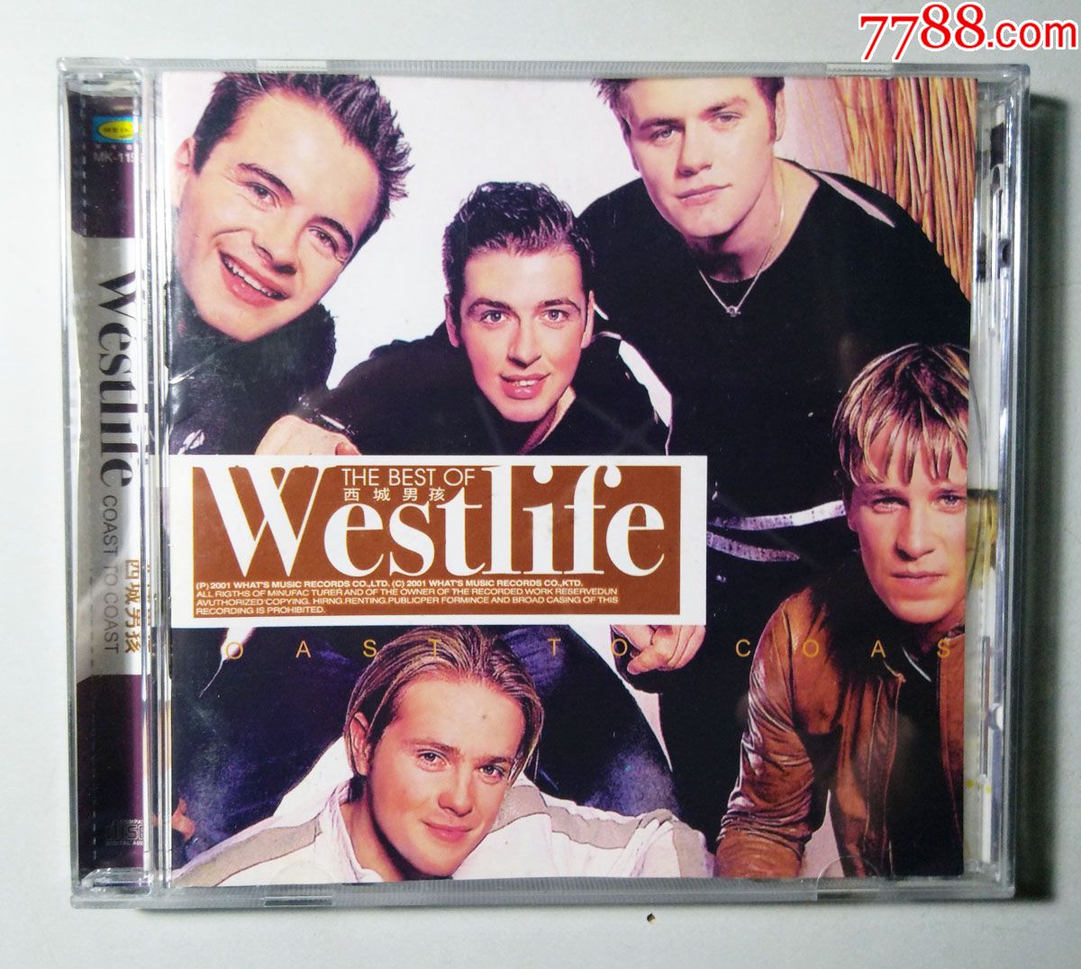 《Westlife西城男孩》CD光碟(己试听音曲好)