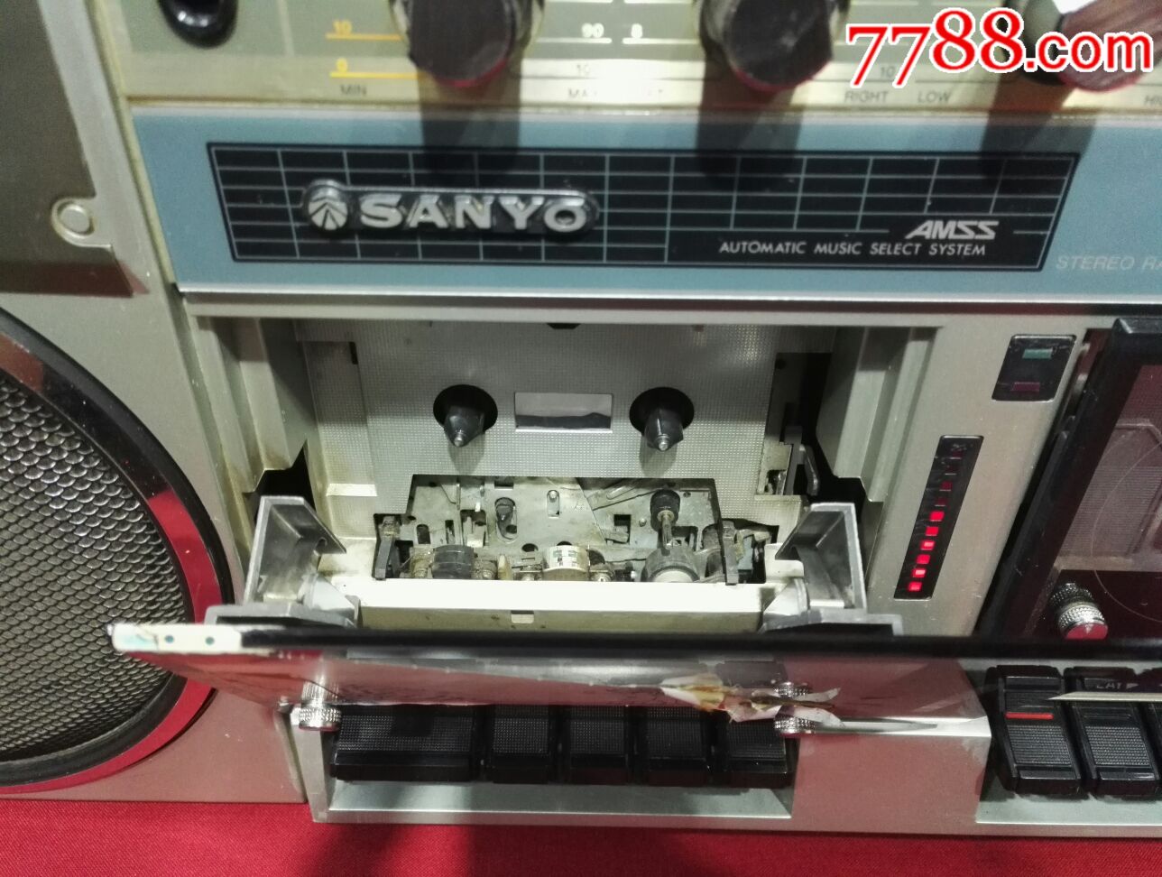 日本sanyo《三洋》收录机,老式三用录音机.